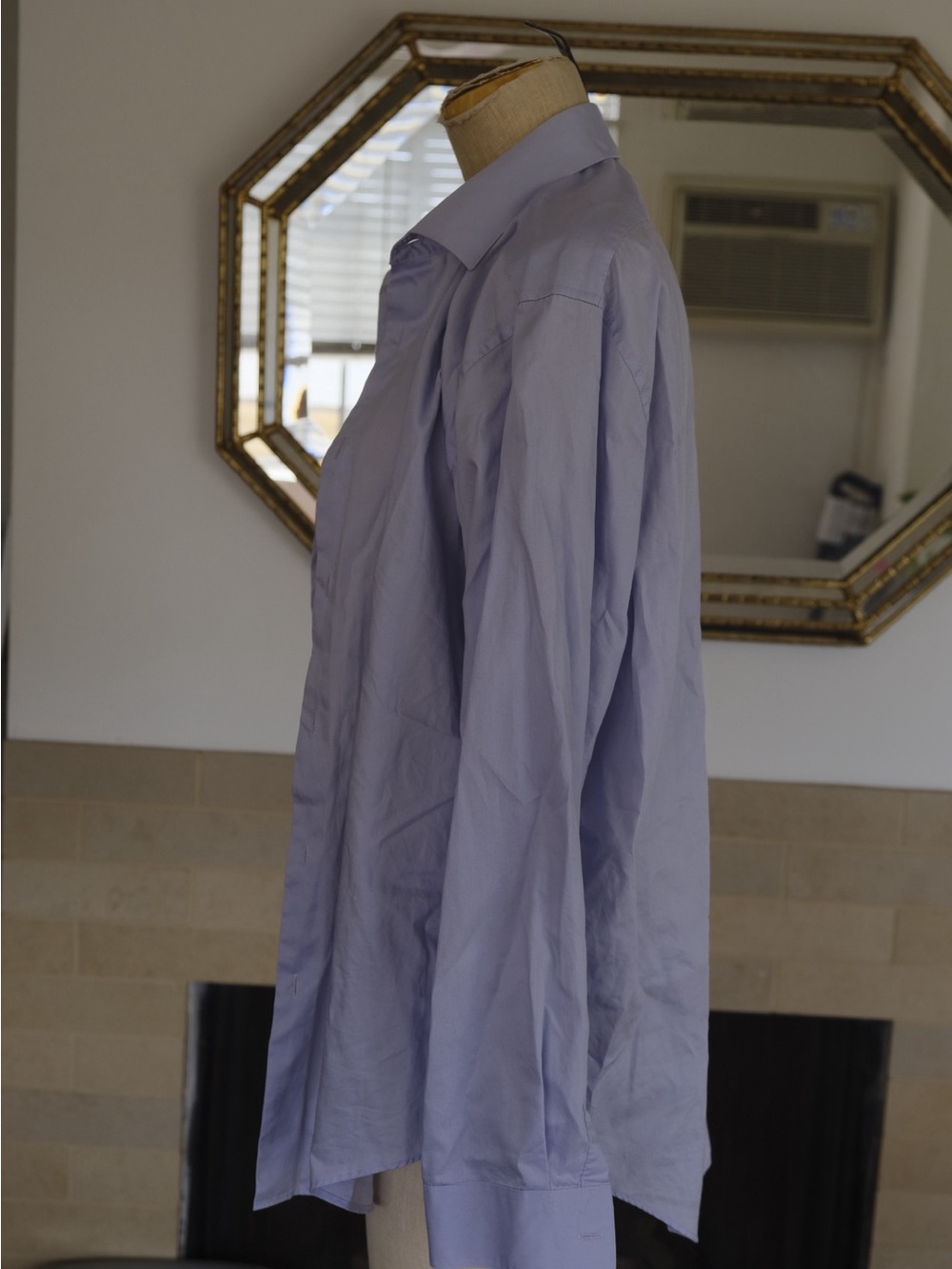 calvin klein button front dress shirt - Picture 4 of 9